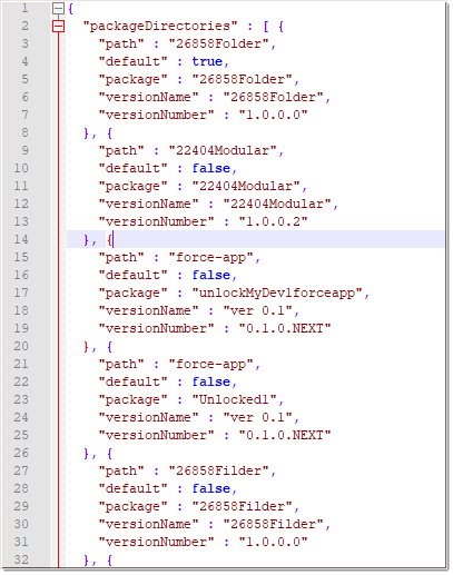 packageDirectories inside sfdx-project.json