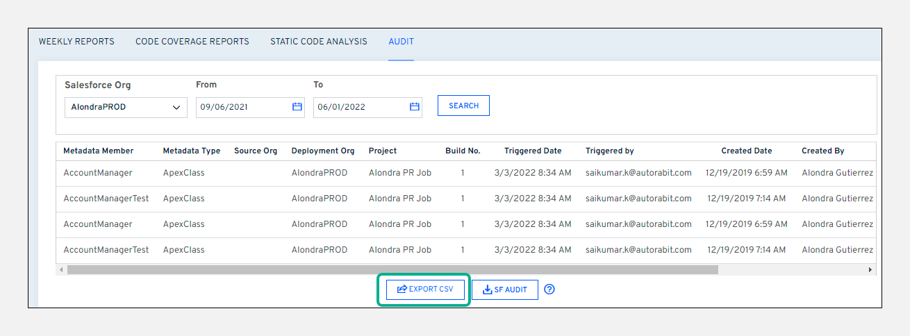Download audit report