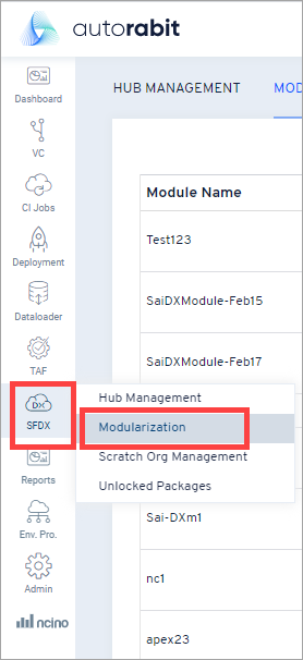 SFDX → Modularization
