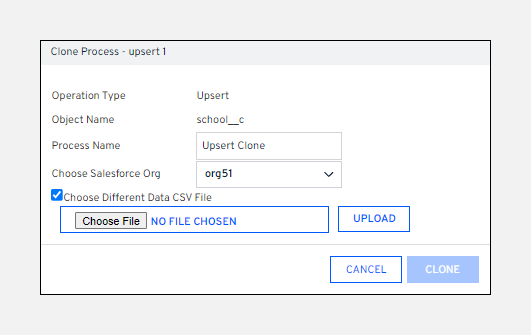 Clone a dataloader job